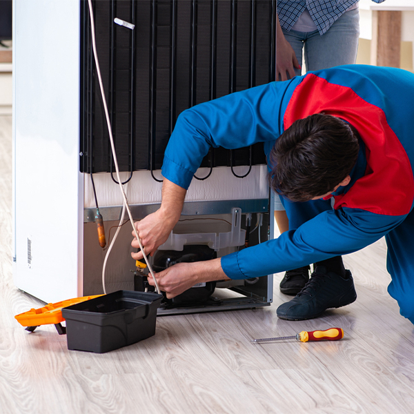 how much do you charge for refrigerator repair services in Belmont VA